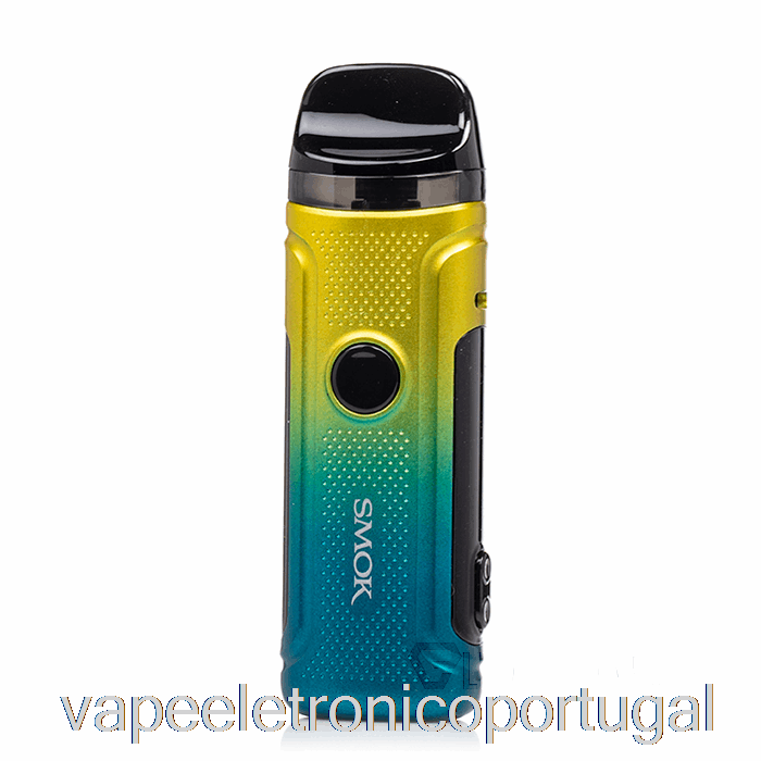 Vape Eletrônico Smok Nord C 50w Pod Kit Verde Amarelo